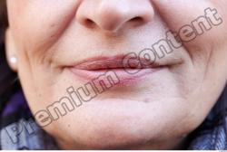 Mouth Woman White Overweight